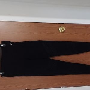 Pink black leggings size large